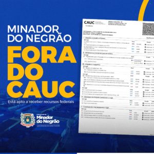 Leia mais sobre o artigo Prefeito Josias Aprígio tira Minador do Negrão do CAUC e deixa município apto a receber recursos federais